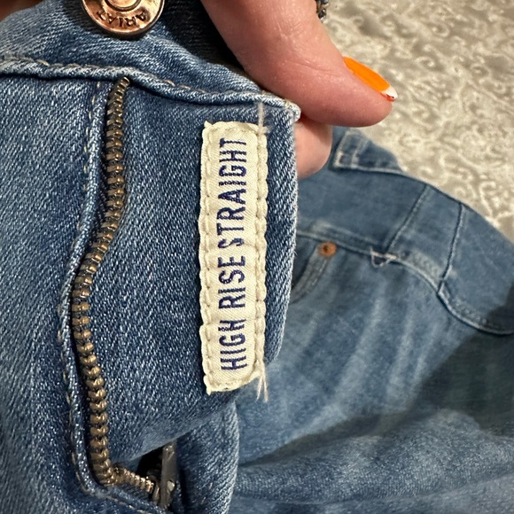 Women’s Ariat Jeans 31Long sz 12 35 Inch Inseam High Rise Straight Leg Style - Picture 5 of 7